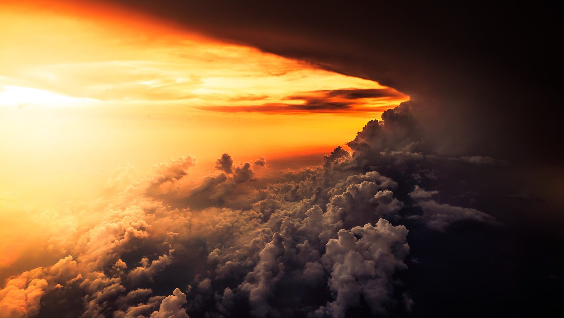 Image of a dramatic sunset